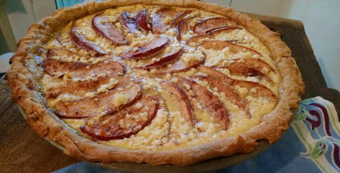 cheese pie recipe with apples in multivarka