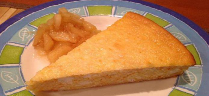diet cottage cheese pie with apples multivarka
