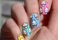 Summer manicure with ice cream: ideas and techniques