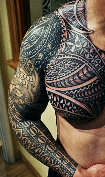 tatuagem no ombro