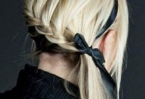 How to weave ribbon into a braid beautiful?
