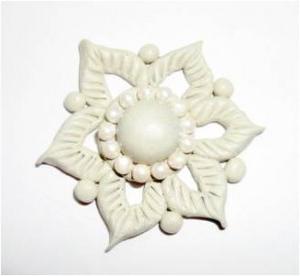 polymer clay DIY flowers