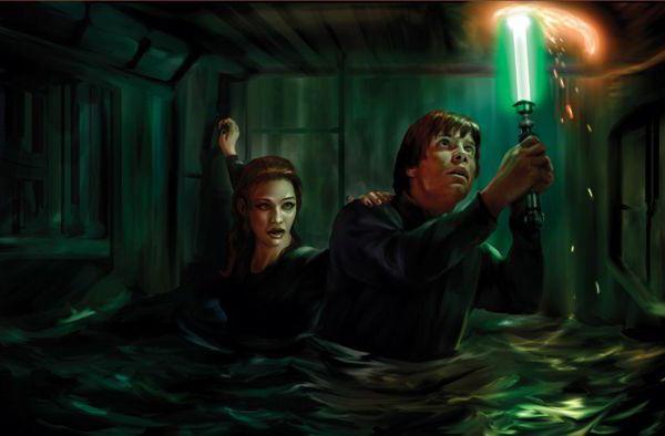 Luke Skywalker and Mara jade