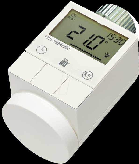 a instalação do termostato no dissipador de calor de aquecimento
