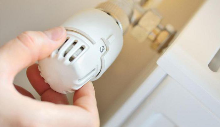 termostato con индикаторным plana para los radiadores de la calefacción