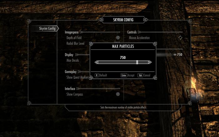  change language in the console Skyrim