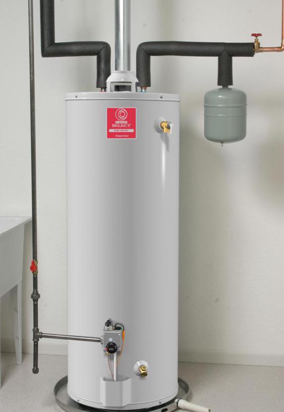 Gas acumulativos de los calentadores de agua al aire libre