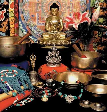 Tibetanischen Klangschalen