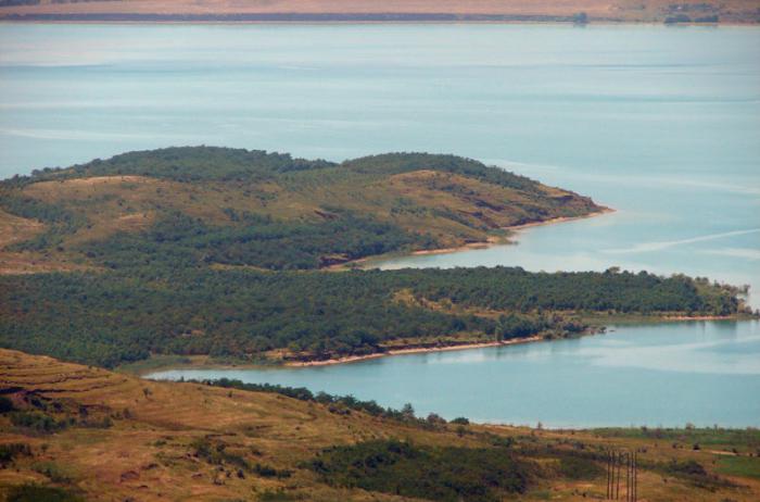 die Basis der Erholung сенгилеевское Reservoir