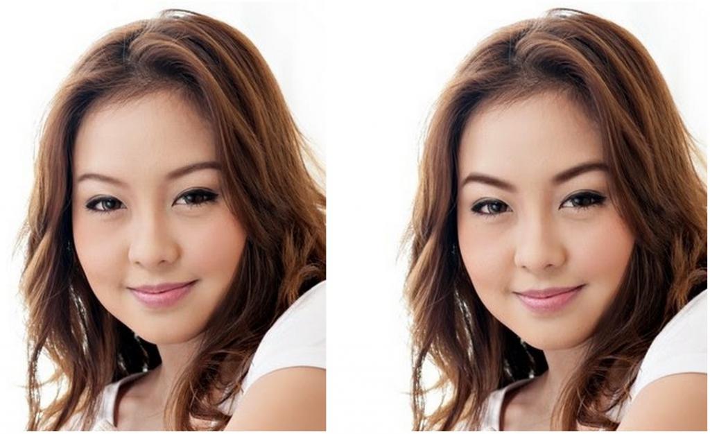 la Coloración con henna - foto del antes y el después