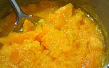 corn porridge with pumpkin recipe with photo