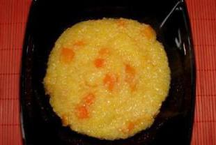maíz arroz con calabaza receta con la foto de los niños