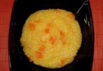 Corn porridge with pumpkin: a recipe
