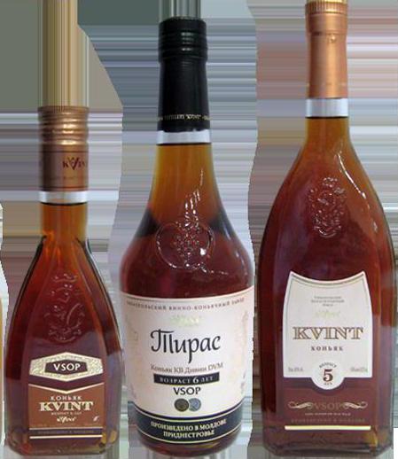 Moldovan cognac in Moscow