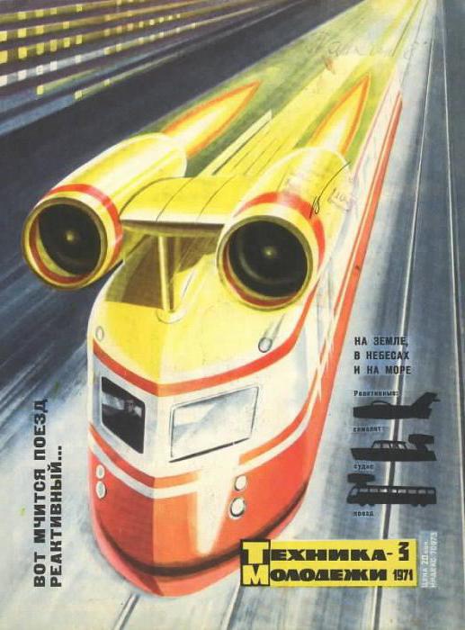 Train to the jet propulsion of the USSR