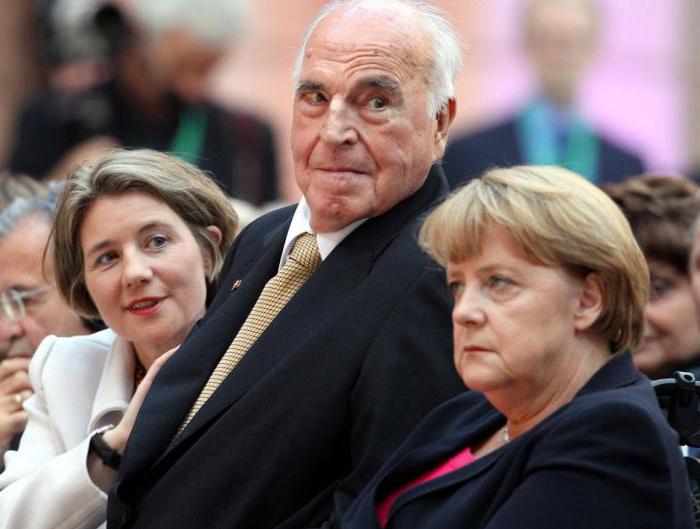 die Tätigkeit von Helmut Kohl
