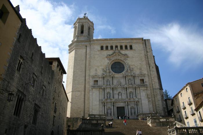 die Stadt Girona Spanien