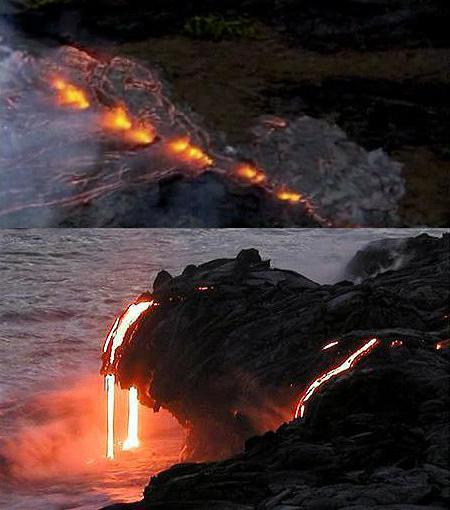 a erupção do vulcão kilauea