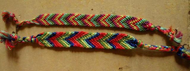Bracelets from threads