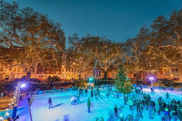 ice rink in pioneer square