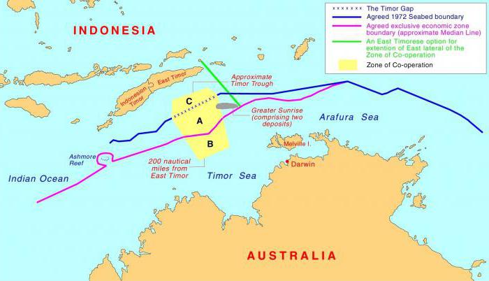 ¿dónde está тиморское mar