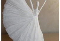 Ballerina out of a napkin: elegant decor and original gift