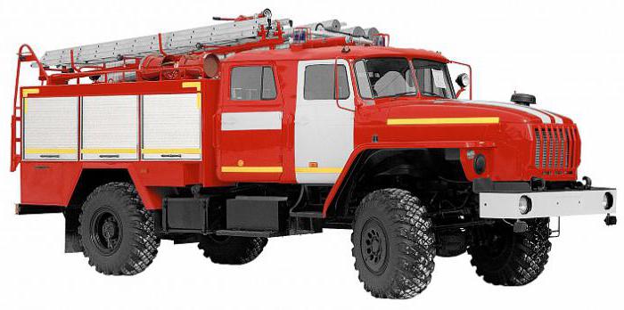 Ural 43206 fire