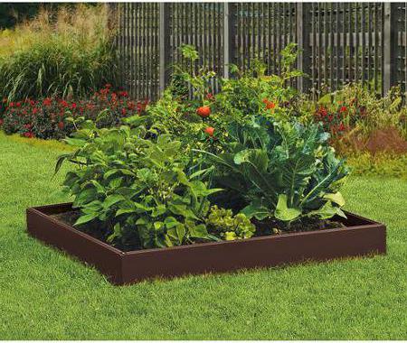 plastic fencing for garden beds and flower beds panel