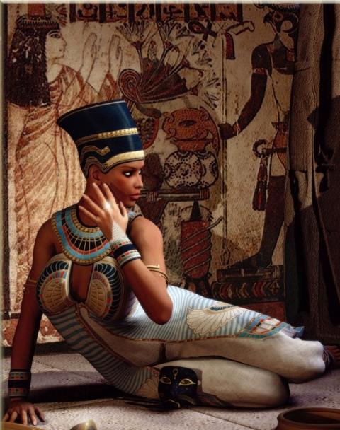 Nofretete Königin ägypten Foto