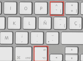 كيفية جعل لوحة المفاتيح بين معقوفتين