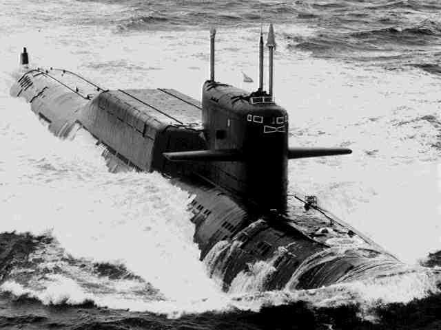 el tamaño de un submarino nuclear