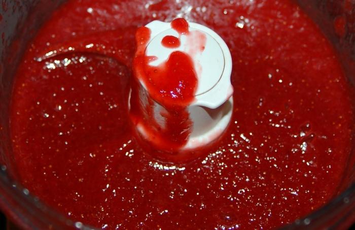 cranberry протертая com açúcar