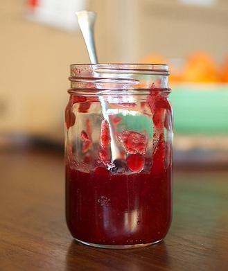 cranberry перетертая com açúcar