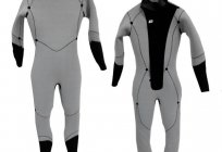 The suit is neoprene – the main types