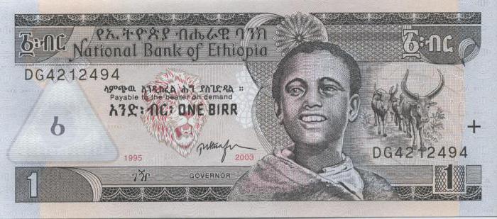 etiopska waluta