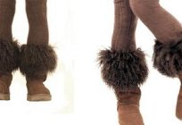 Mit dem tragen mongolischen Stiefel für Damen und Herren