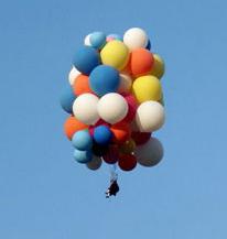 Wo Ballons mit Helium aufblasen