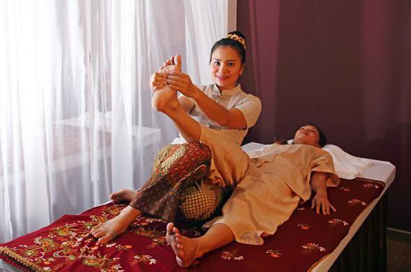 masaż tajski technika