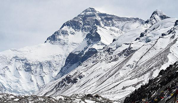 Breitengrad und Längengrad Berg Chomolungma
