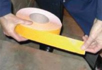 Anti-slip pads on the stage. Profile anti-slip rubber