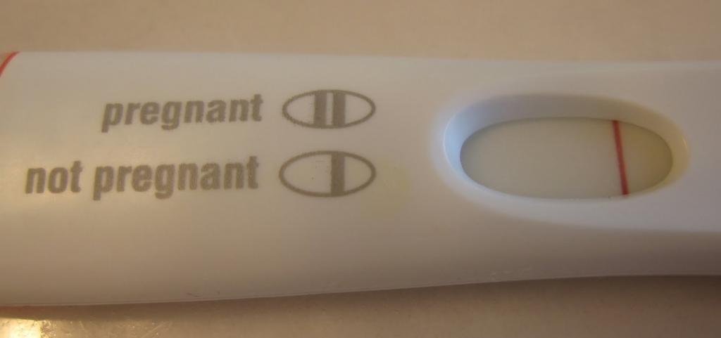 негативний тест на вагітність