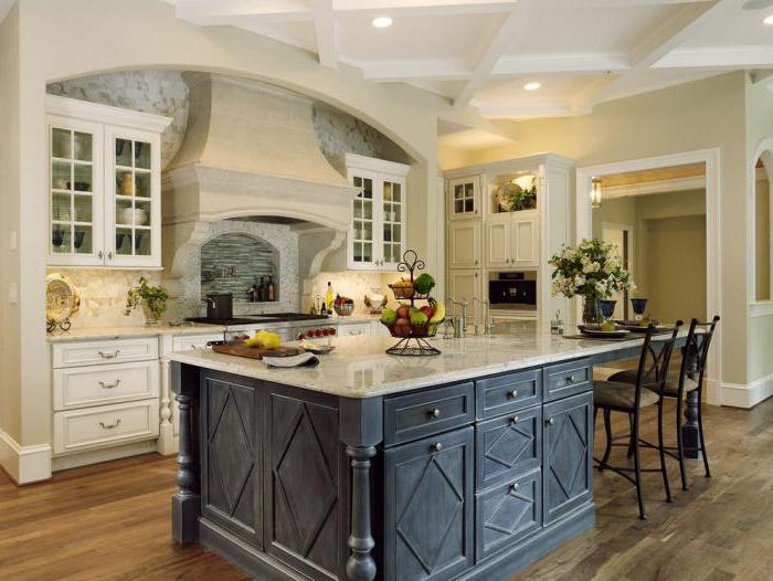 how to decorate the ceiling in the kitchen of a private home