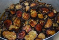 Eggplant as mushrooms. Recipes