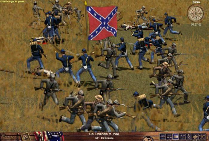 لعبة عن الحرب الأهلية في الولايات المتحدة على جهاز الكمبيوتر
