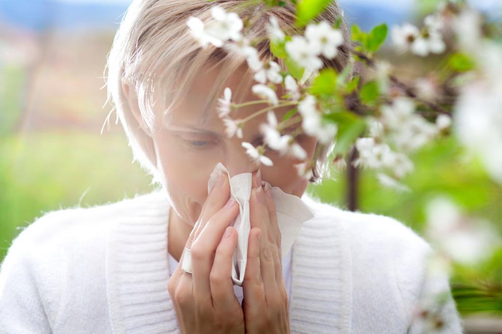 o Tratamento de alergias sazonais