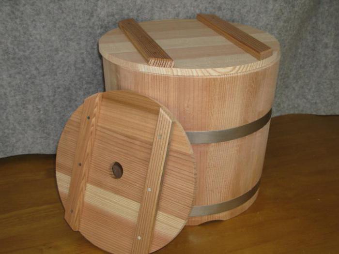 wooden tubs for pickles