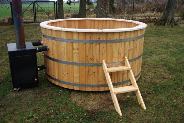 wooden tubs for the bath