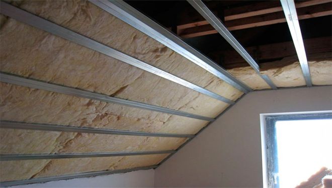 Insulation attic ceiling