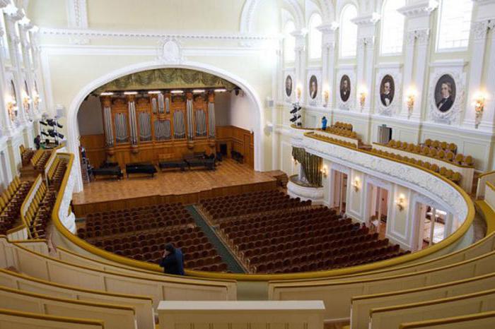 Tchaikovsky hall of the Moscow Conservatoire