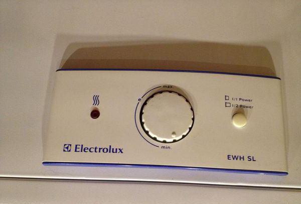 Durchlauferhitzer electrolux ewh 50 sl